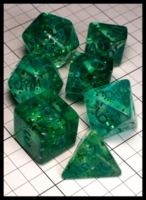 Dice : Dice - Dice Sets - Clear with Green Swirl and Glitter by Find Pleasure in it - Temu Mar 2024